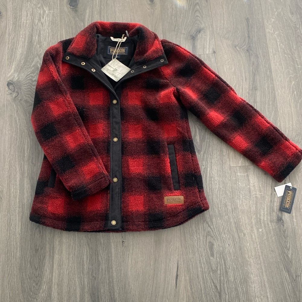 PENDLETON Berber Fleece - Stand Collar Women’s Jacket 
Size SMALL
NWT